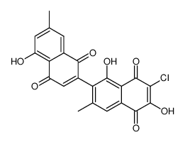 2'-Hydroxy-3'-chlordiospyrin结构式