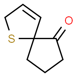 1-Thiaspiro[4.4]non-3-en-6-one,(+)-(9CI)结构式