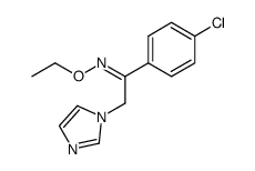 1-(4-Chloro-phenyl)-2-imidazol-1-yl-ethanone O-ethyl-oxime Structure