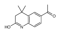6-acetyl-4,4-dimethyl-1,3-dihydroquinolin-2-one Structure