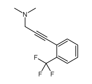 N,N-dimethyl-3-[2-(trifluoromethyl)phenyl]prop-2-yn-1-amine Structure