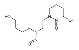 N-(4-hydroxybutyl)-N-[2-[4-hydroxybutyl(nitroso)amino]ethyl]nitrous amide结构式