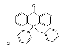 5-benzyl-10-oxo-5-phenyl-5,10-dihydro-acridophosphinium, chloride结构式