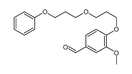 3-methoxy-4-[3-(3-phenoxypropoxy)propoxy]benzaldehyde结构式