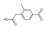 (2-Jod-4-nitrophenyl)essigsaeure structure