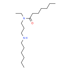 N-Ethyl-N-[3-(hexylamino)propyl]heptanamide Structure