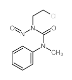 Urea, N-(2-chloroethyl)-N-methyl-N-nitroso-N-phenyl-结构式