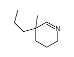 5-methyl-5-propyl-3,4-dihydro-2H-pyridine结构式