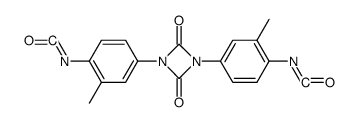 2,4-dioxo-1,3-diazetidine-1,3-bis(3-methyl-p-phenylene) diisocyanate structure