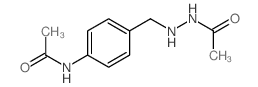 Hydrazine, 1-(p-acetamidobenzyl)-2-acetyl-结构式