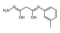 3-hydrazinyl-N-(3-methylphenyl)-3-oxopropanamide Structure