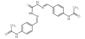Acetanilide,4'-formyl-, 4',4'''-(thiocarbohydrazone) (8CI)结构式