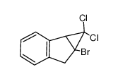 1-bromo-3,4-benzo-6,6-dichlorobicyclo[3.1.0]hexane结构式