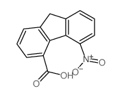 5-nitro-9H-fluorene-4-carboxylic acid Structure