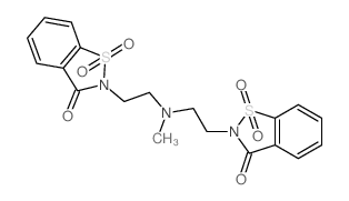 1,2-Benzisothiazolin-3-one,2,2'-[(methylimino)diethylene]di-, 1,1,1',1'-tetraoxide (8CI) picture