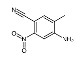 4-amino-6-methyl-2-nitrobenzonitrile结构式