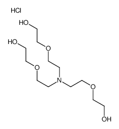 2-[2-[bis[2-(2-hydroxyethoxy)ethyl]amino]ethoxy]ethanol,hydrochloride结构式