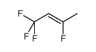 1,1,1,3-tetrafluorobut-2-ene结构式