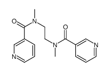 N-methyl-N-[2-[methyl(pyridine-3-carbonyl)amino]ethyl]pyridine-3-carboxamide结构式