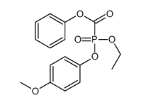 phenyl [ethoxy-(4-methoxyphenoxy)phosphoryl]formate Structure