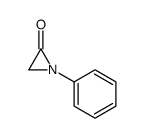 Aziridinone, 1-phenyl- (9CI) structure