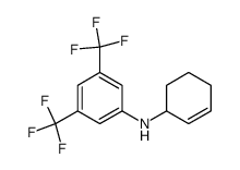 N-(cyclohex-2-enyl)-3,5-bis(trifluoromethyl)benzenamine Structure
