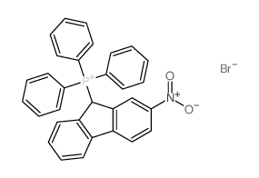 Phosphonium,(2-nitro-9H-fluoren-9-yl)triphenyl-, bromide (1:1) structure