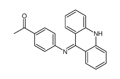 1-[4-(acridin-9-ylamino)phenyl]ethanone Structure