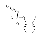 (2-fluorophenyl) N-(oxomethylidene)sulfamate Structure