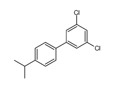 3,5-dichloro-4'-isopropylbiphenyl结构式