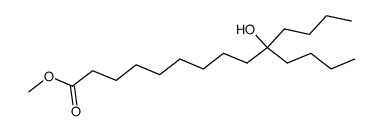 methyl 10-butyl-10-hydroxytetradecanoate Structure