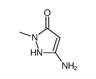 3-氨基-1-甲基吡唑-5-醇结构式
