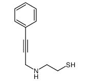 2-(3-phenylprop-2-ynylamino)ethanethiol Structure