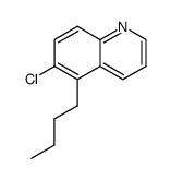 5-butyl-6-chloroquinoline结构式