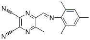 5-[(MESITYLIMINO)METHYL]-6-METHYL-2,3-PYRAZINEDICARBONITRILE Structure