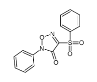 4-phenyl-3-phenylsulfonylfuroxan structure