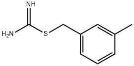 {[(3-methylphenyl)methyl]sulfanyl}methanimidamide structure