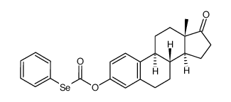 17-oxo-estra-1,3,5(10)-trien-3-yl Se-phenyl selenocarbonate结构式