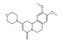 4-oxo-2-(N-morpholino)-9,10-dimethoxy-1,4,6,7-tetrahydro-11H-benzoquinolizine Structure