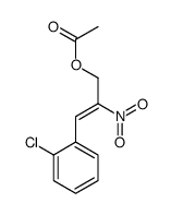 [(Z)-3-(2-chlorophenyl)-2-nitroprop-2-enyl] acetate Structure