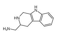 (2,3,4,9-tetrahydro-1H-pyrido[3,4-b]indol-3-yl)methanamine结构式