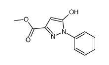 Methyl 5-hydroxy-1-phenyl-1H-pyrazole-3-carboxylate Structure