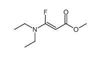 Methyl (Z)-3-diethylamino-3-fluoropropenoate Structure