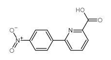 6-(4-Nitrophenyl)-picolinic acid结构式