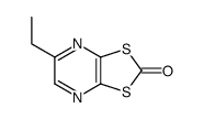 5-ethyl-[1,3]dithiolo[4,5-b]pyrazin-2-one结构式