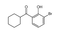 (3-bromo-2-hydroxyphenyl)-cyclohexylmethanone结构式