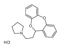 1-[2-(6H-benzo[b][1,4]benzodioxepin-6-yl)ethyl]pyrrolidine,hydrochloride结构式