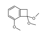 5,7,7-trimethoxybicyclo[4.2.0]octa-1(6),2,4-triene结构式
