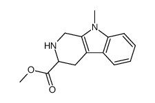 9-methyl-3-carbomethoxy-1,2,3,4-tetrahydro-β-carboline Structure