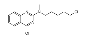 4-chloro-N-(5-chloropentyl)-N-methylquinazolin-2-amine Structure